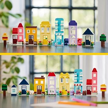 LEGO Classic Creative Homes Creative Toy Making Set with 6 House Figures for Children Ages 11035-4 and Over (850 Pieces)