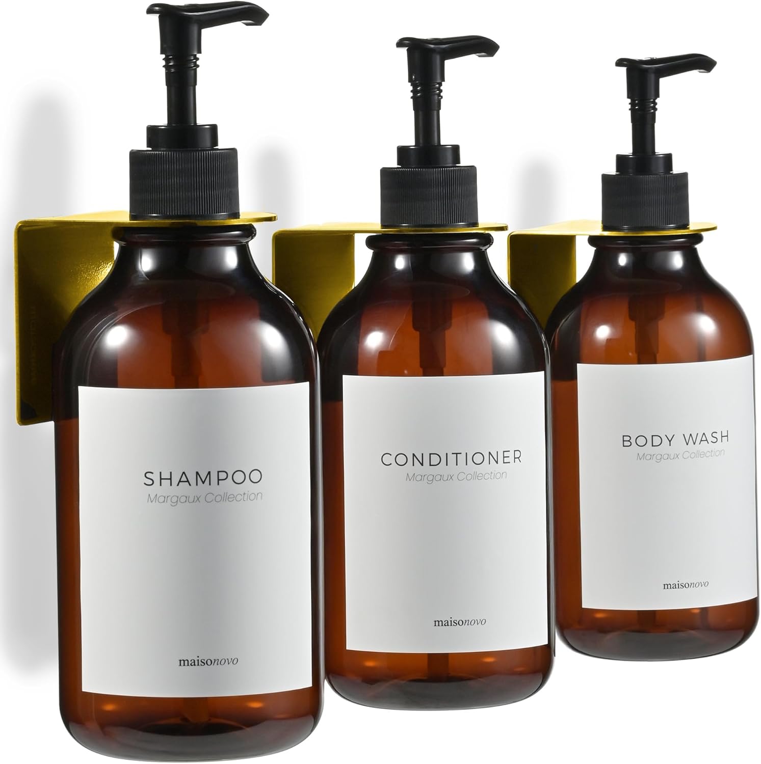 MaisoNovo 3-chamber shower dispenser set