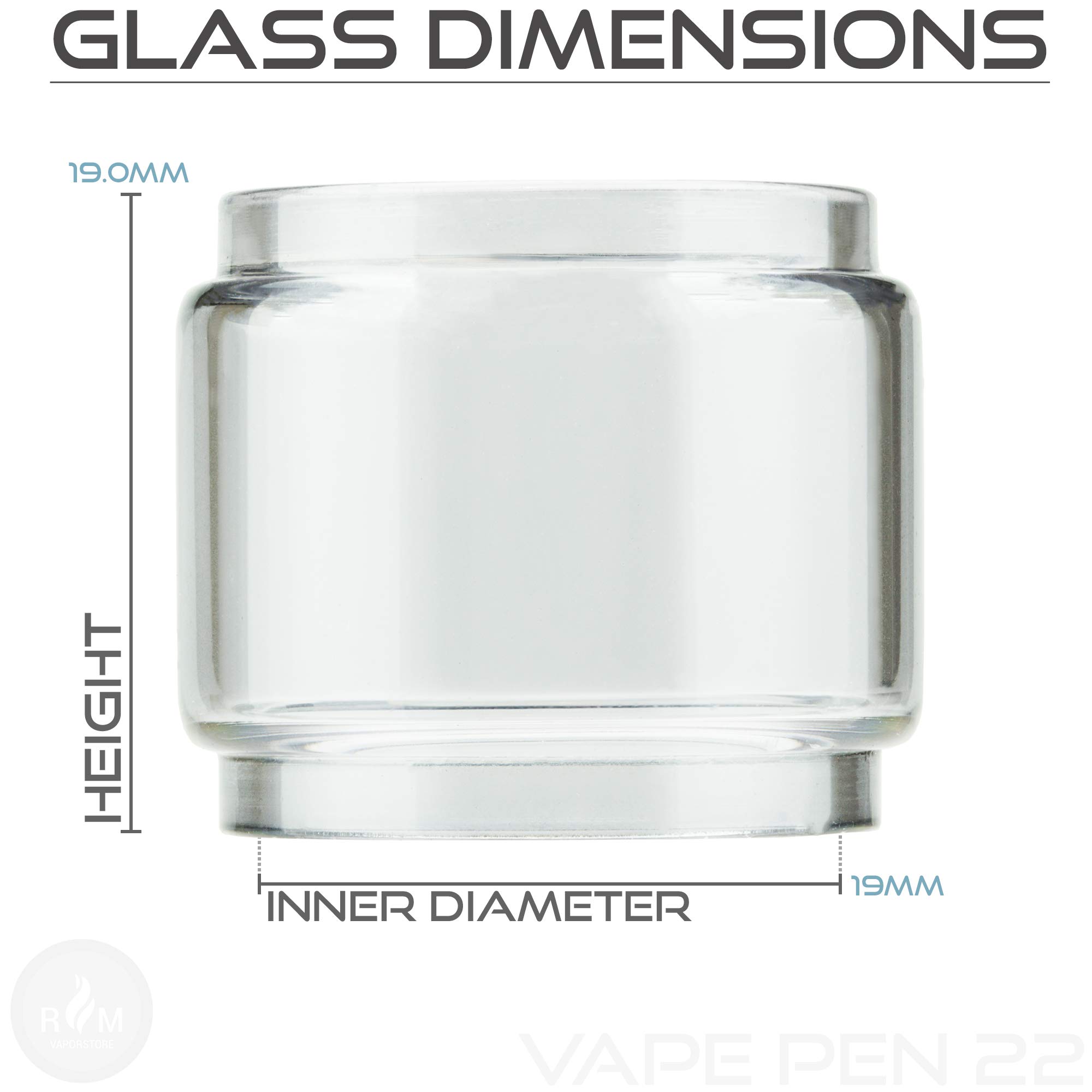 smok vape pen 22 bubble glass 5ml Smok Vape Pen 22 Bubble Glass SMOK TFV12 Prince Baby Bubble Replacement  Glass Rainbow – Vaporized LLC