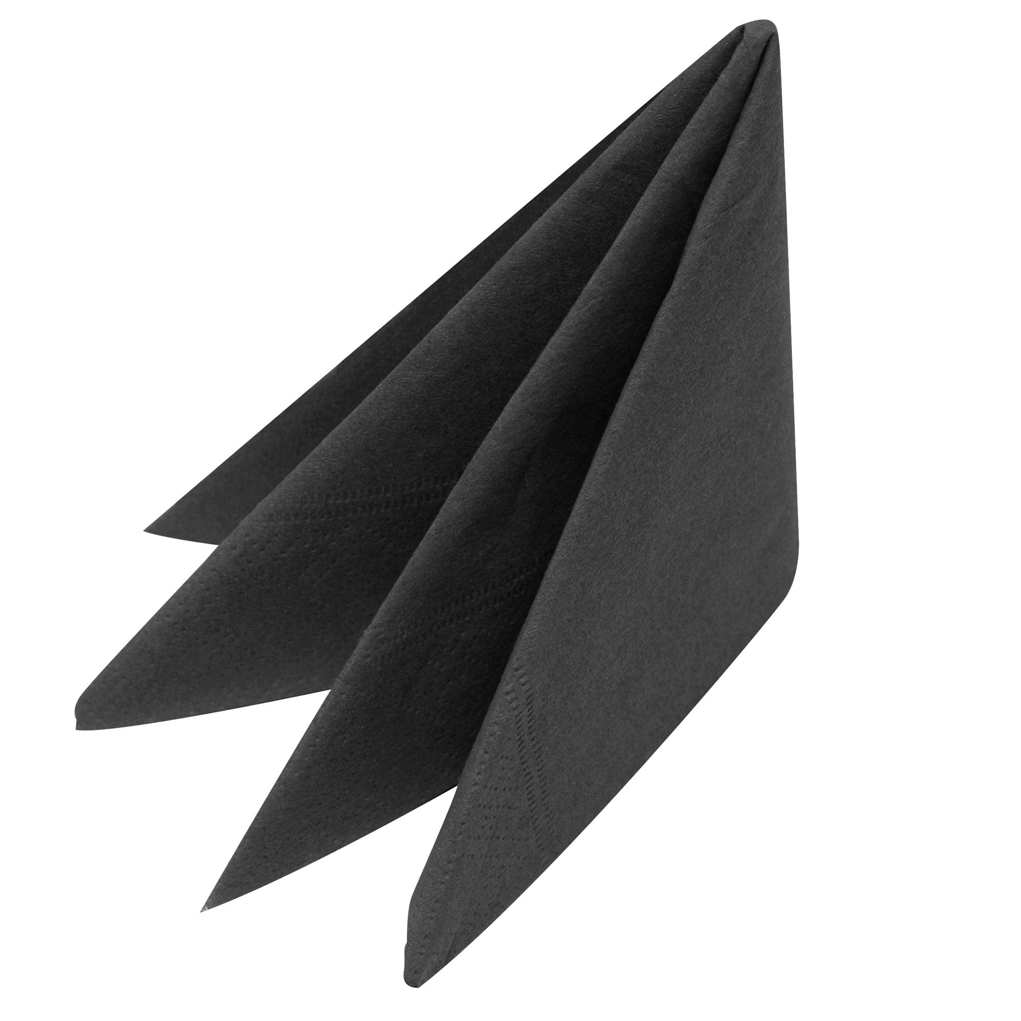Swantex Black Napkins 40cm 3ply - Pack of 100 | Disposable Napkins, Party Napkins, Paper Napkins, Dinner Napkins