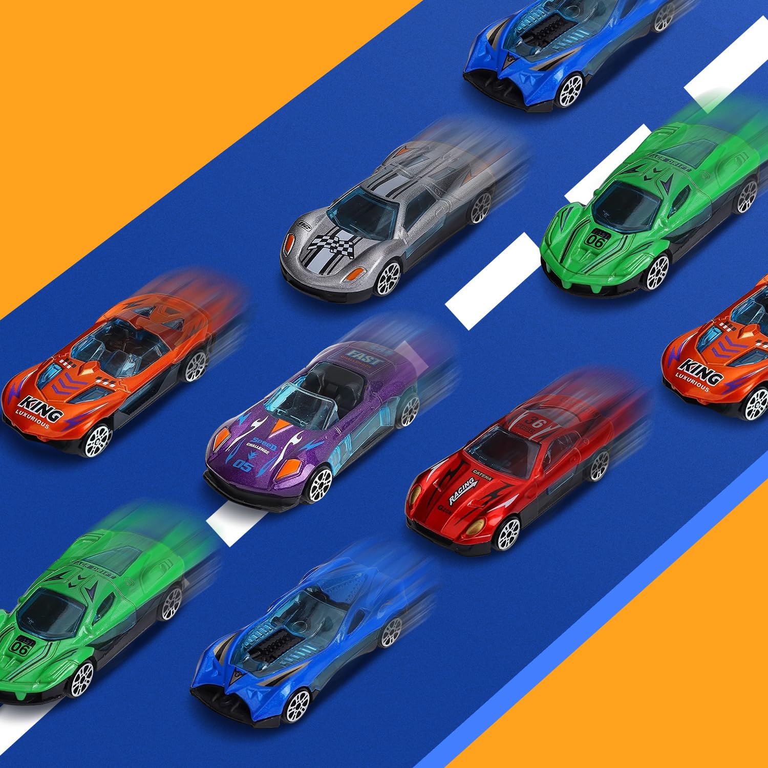 Esteopt Camion Trasporto Giocattolo Auto per Ragazzi Età 3 4 5 6 7, Camion Pista da Corsa Dinosauri Portatile con Set di 12 Dinosauri in Scatola Regalo (Blu)