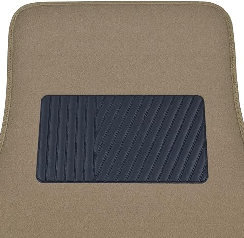 Miniatura 3 de BDK Juego de 4 alfombrillas de ajuste universal para automóvil, forro de goma, protección resistente para todo tipo de clima, para todos los