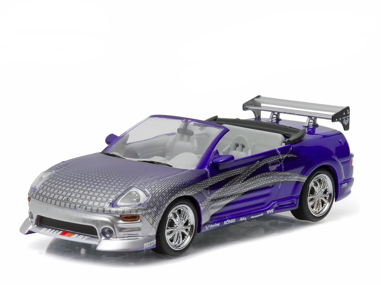 Mitsubishi Eclipse Spyder Tuning, metalik-Mor/Dekor, Fast