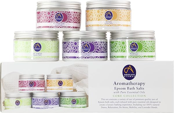 Absolute Aromas Epsom Salts Gift Set 5x300g