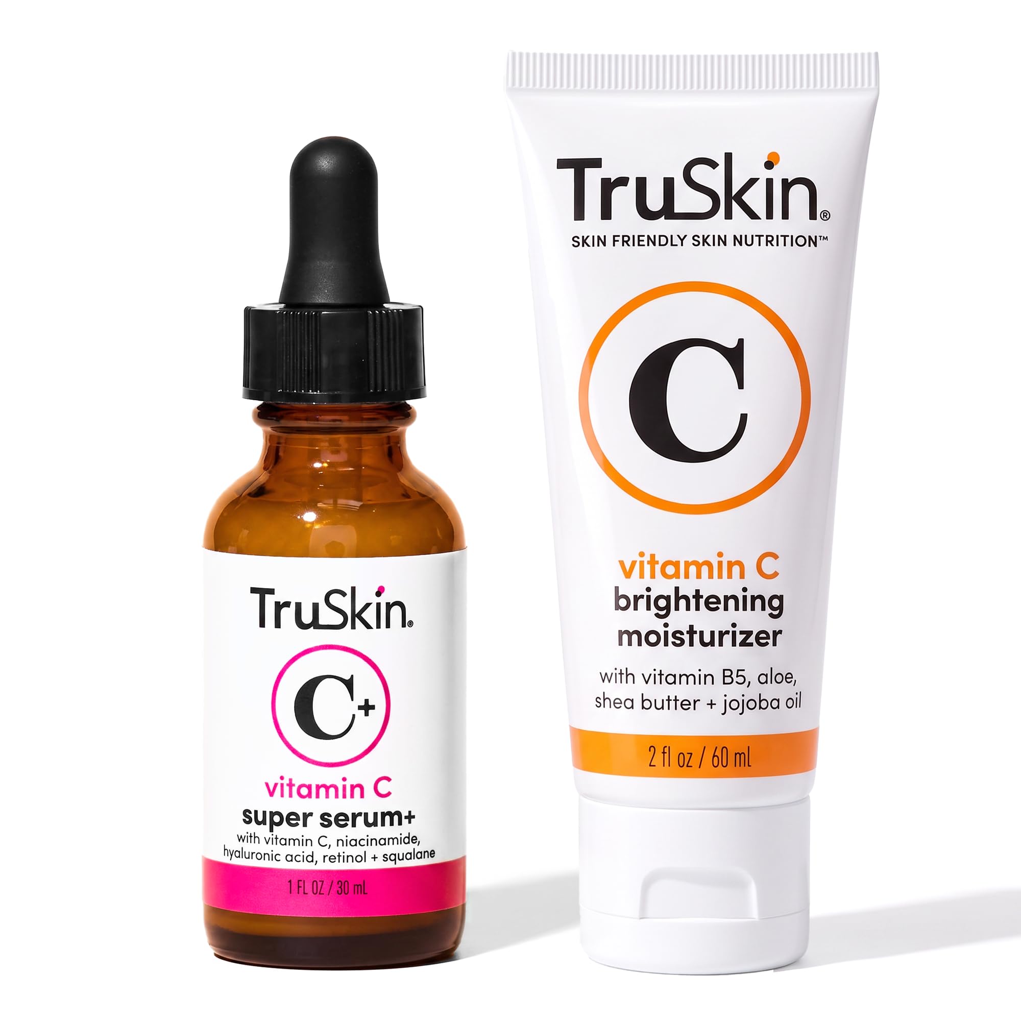 Amazon.com: TruSkin Vitamin C Super Serum & Moisturizer Duo, 1 fl