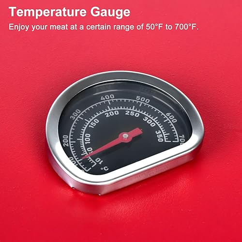 Miniatura 5 de Capucha de cubierta dura con medidor de temperatura para parrilla Blackstone de 22 pulgadas, campana de parrilla 5011 para parrilla Blackstone de 22