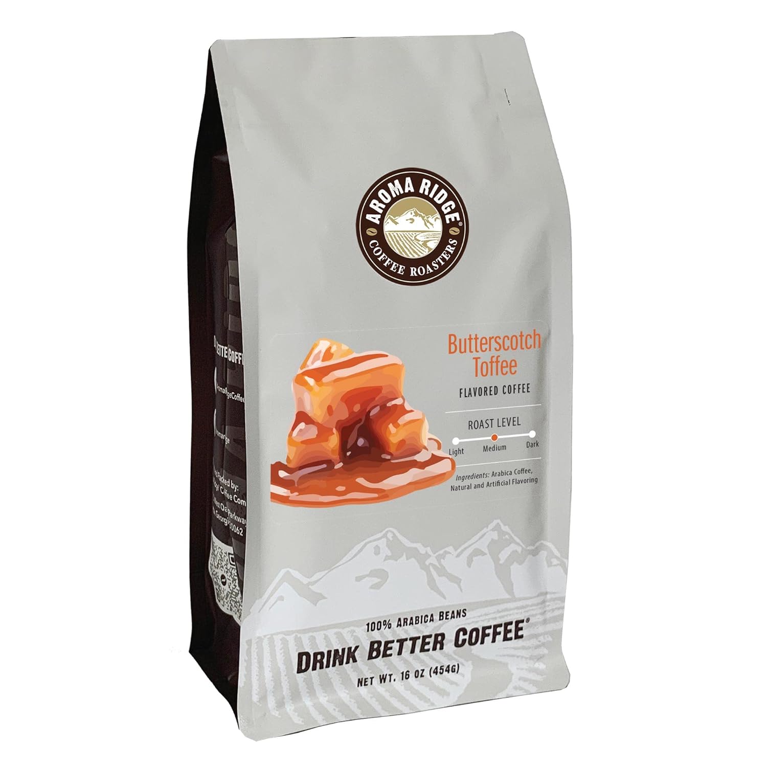 Hazelnut Coffee, 1 lb Whole Bean FlavorSeal Vacuum Bag