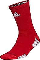 Vista 12 de adidas Calcetines unisex Creator 365 de baloncesto (1 par), Negro - Azul rey colegiado/blanco