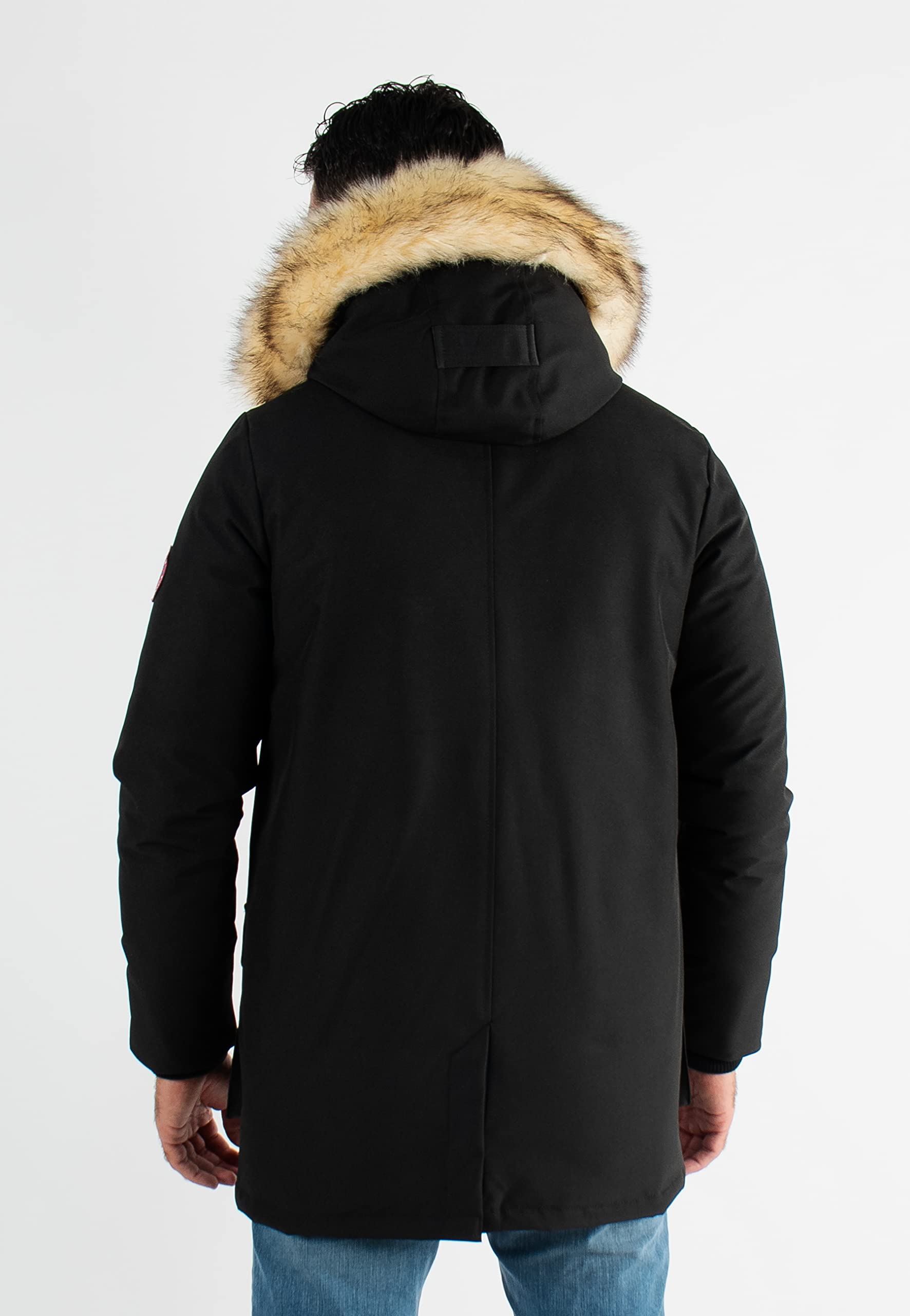 paragoose Mario Manteau parka Longue Homme Noir M