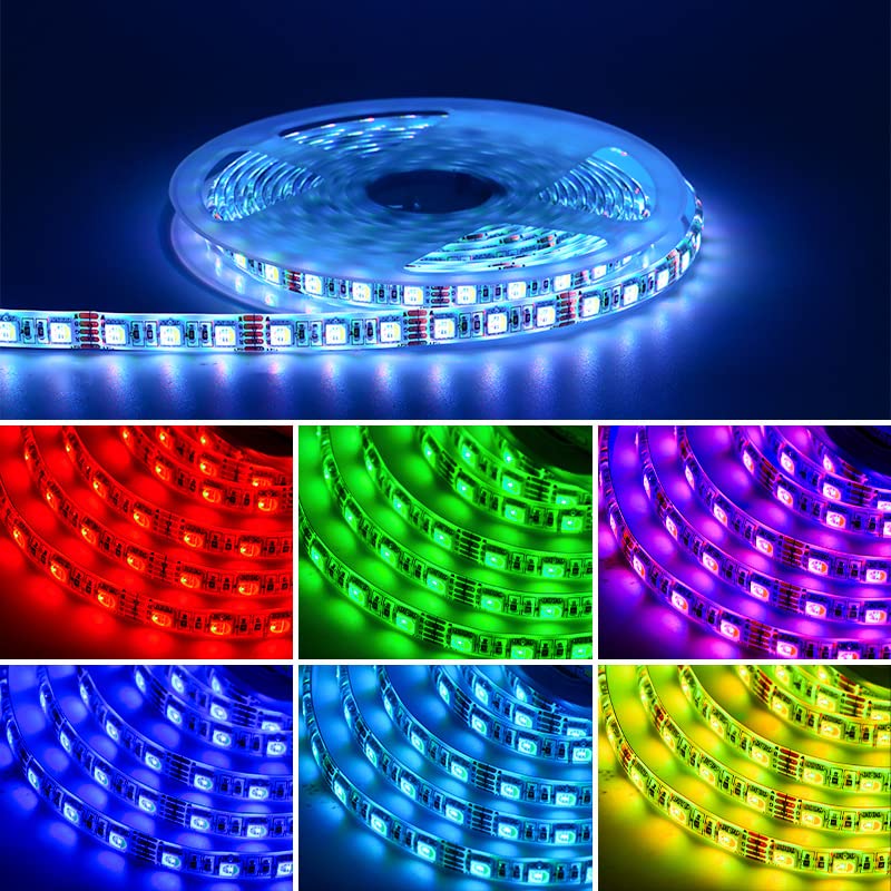 LED Accessori per la decorazione 10m SMD5050 60/72leds/m RGBW 10mm Striscia LED Striscia autoadesiva Gaming Luce ambientale Striscia RGB Linea Striscia Bar Striscia Outdoor/Indoor ( Dimensione : Neut