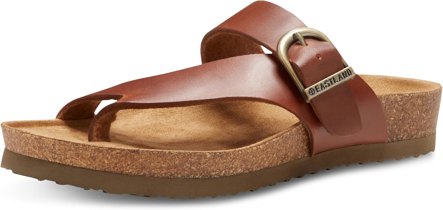 Eastland Women's Shauna Sandal, TAN, 9