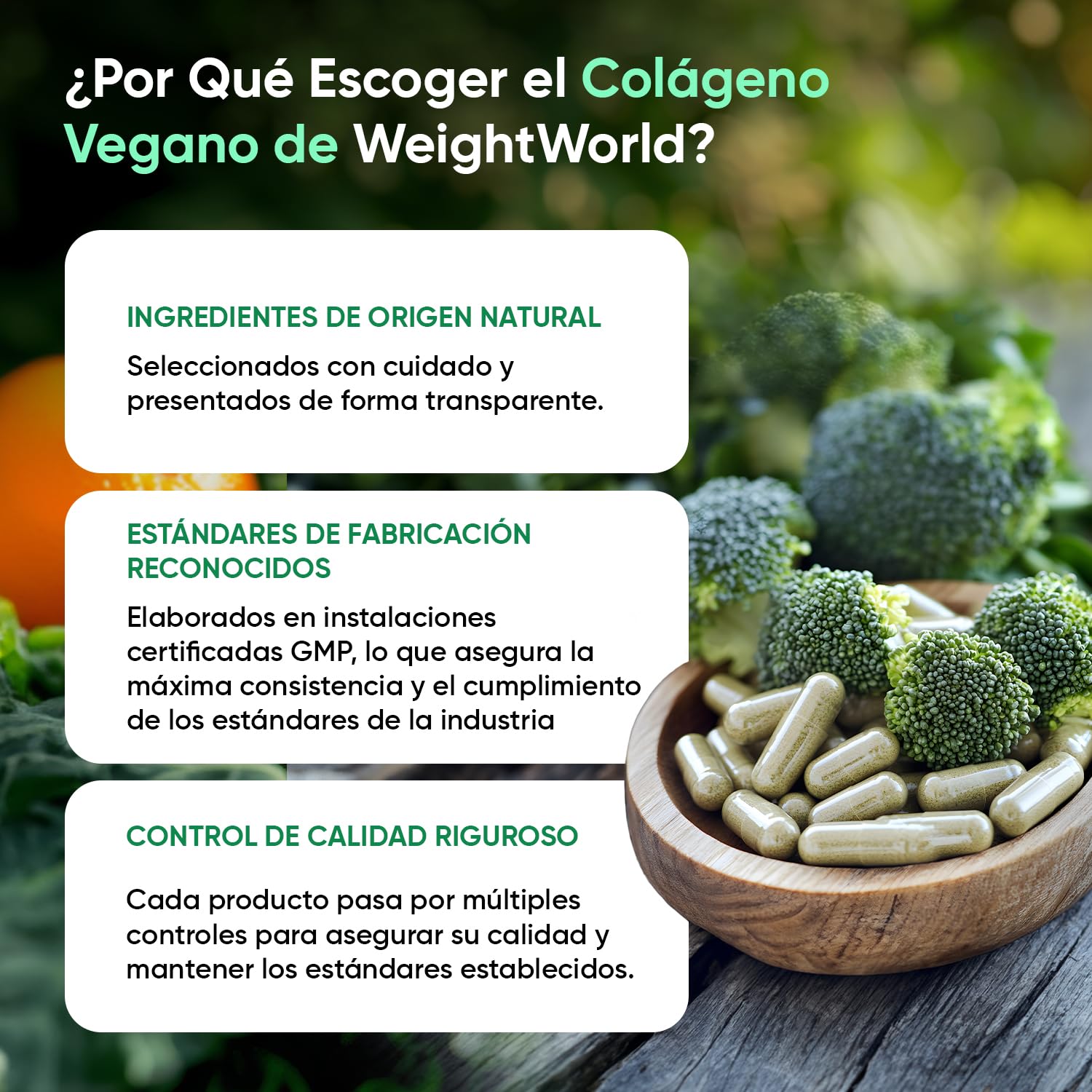 Colágeno Vegano Complex 180 Cápsulas - Suplemento con Resveratrol Natural, Vitamina E, C, Ácido Hialurónico y Zinc - Origen Vegetal y Puro, para 2 Meses