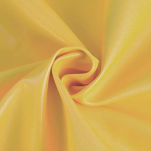 Miniatura 8 de Tela de cuero sintético grande y suave para decoración de interiores, 1 yarda, 36 x 56.7 pulgadas, piel sintética de 0.031 in, piel interior de