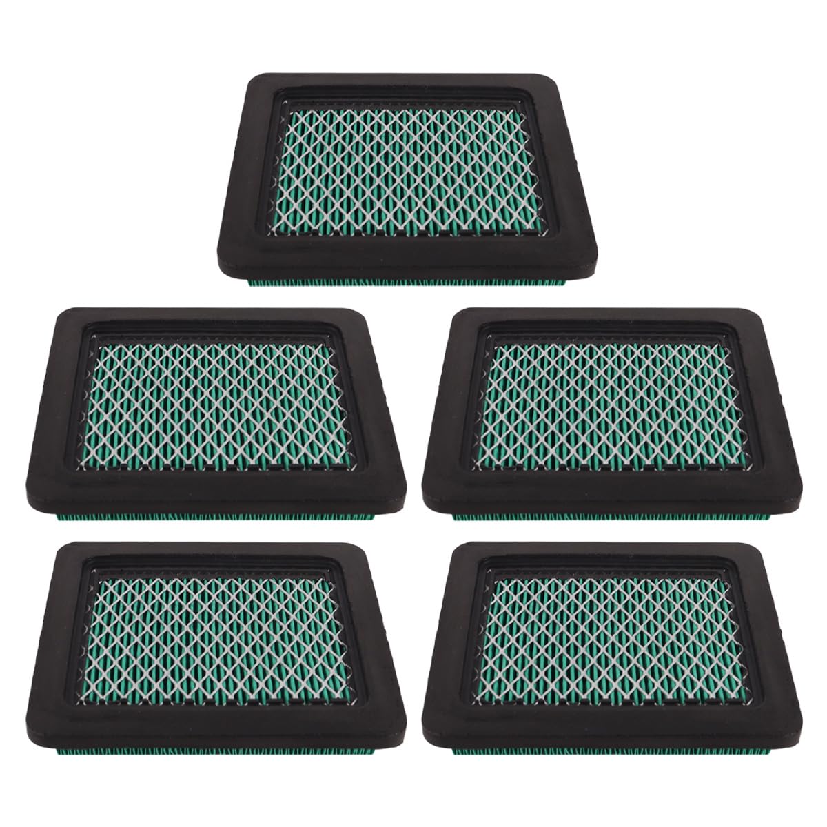 Namvo 5pcs 17211 ZL8 023 Lawnmower Engine Air Filters, Suitable for Honda GC135, GC160, GC190, GCV135, GCV160, GCV190, and GX100.