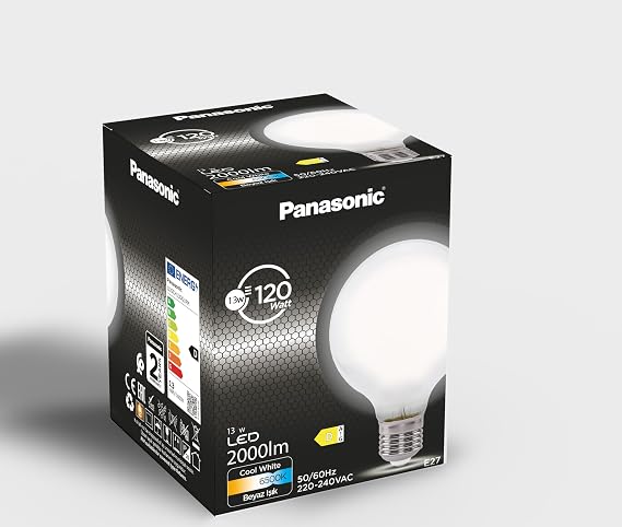 Panasonic Filament Ampul E27 13W 2000LM 6500K Milky [Enerji Sınıfı D]
