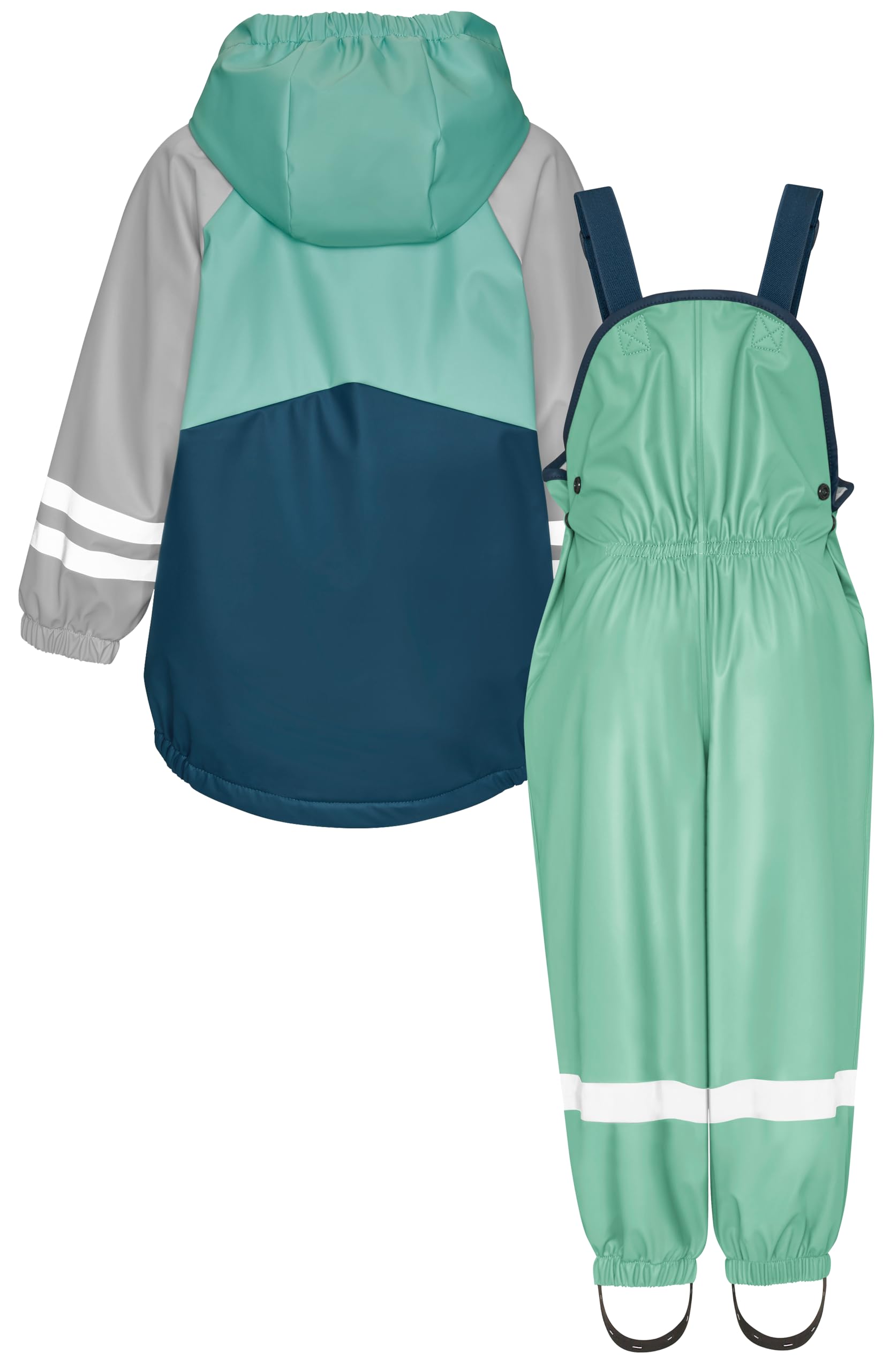 Playshoes Zweiteiliger Regenanzug Fleece-Futter, Gefütterter Matschanzug – Ansicht 2