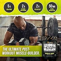 Vista 3 de Alpha Lion Superhuman - Polvo posentrenamiento, bebida de constructor muscular, monohidrato de creatina + más para el crecimiento muscular magro