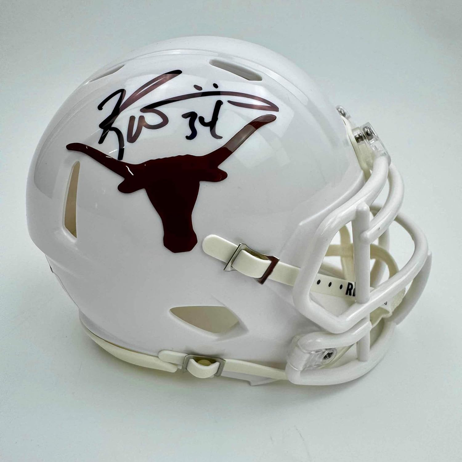 Autographed/Signed Ricky Williams Texas Longhorns College Football Mini Helmet JSA COA