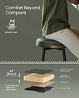 Vista 8 de VASAGLE EKHO Collection - Juego de 2 taburetes de bar, taburetes de bar de altura de barra, taburetes de encimera de cocina, taburetes de mostrador