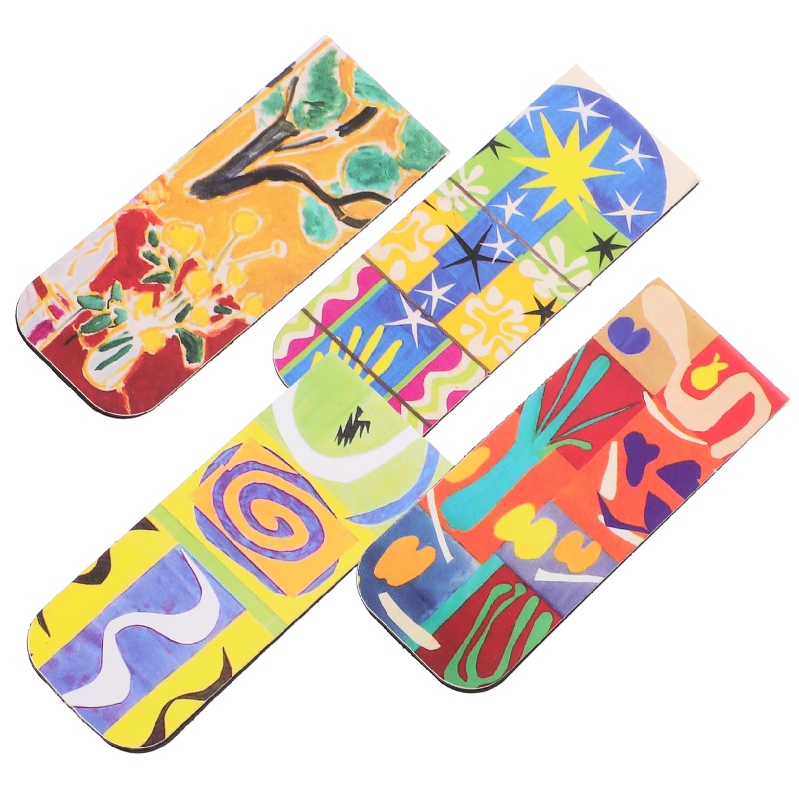 MAGICLULU 4 Piezas Marcador Magnético Paquete De Marcadores Marcador De Papel De Obras De Arte Marcadores De Arte Para Estudiantes Etiqueta Niño Literatura y Arte Material Magnético Carpeta
