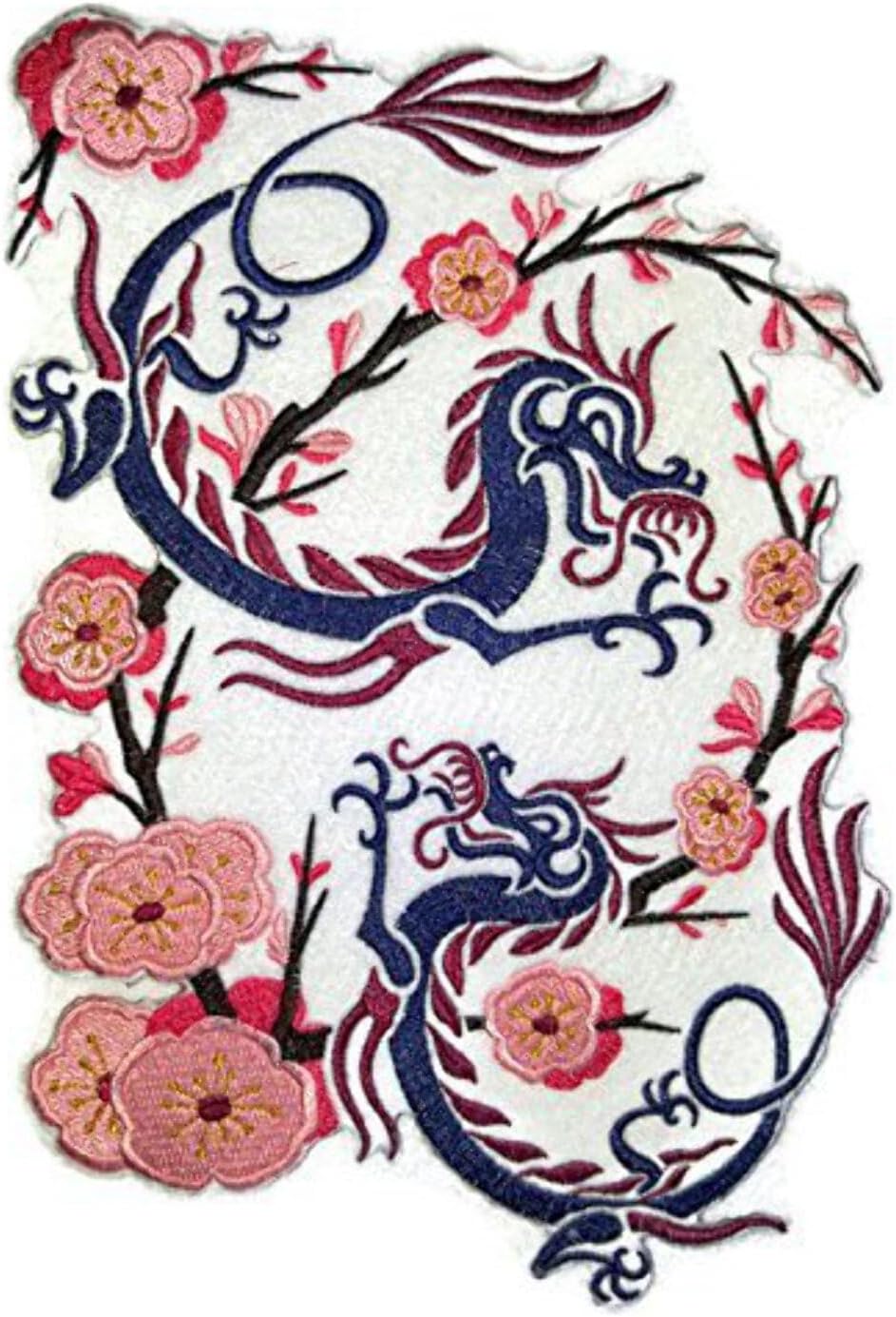 Custom Legendary Mythical Unique Dragon(Asian Dragon) Embroidered Iron on/Sew Patch [10" * 7.5"] [Made in USA]