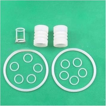 15pc Ice Cream Machine Sealing Ring Accessories, Silicone Sealing Ring Mixed Packaging, Compatible for Oceanpower Soft Serve Ice Cream Machine Discharge Valve Complete Sealing Ring Assembly,