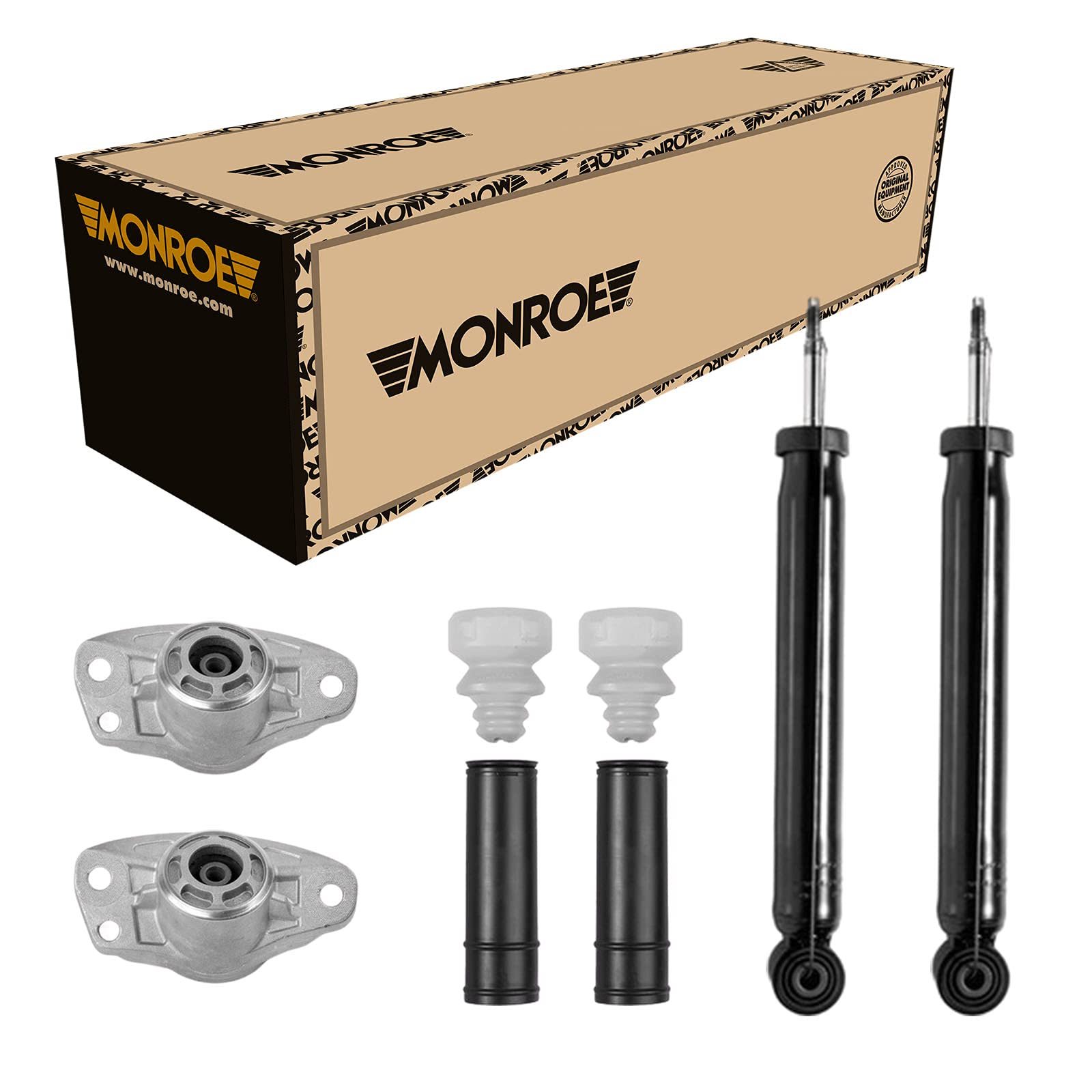 Monroe Stoßdämpfer Hinten + Domlager Staubschutz A3 8P1 A3 Sportback 8PA