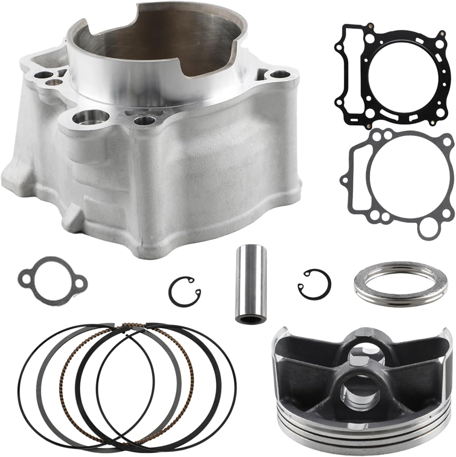 TAI YING POWER 95mm Bore Size Cylinder Piston Ring Gasket Top End Ring Set Rebuild Kit fit for Yamaha ATV YFZ450 2004-2013 YZ450F 2003-2005 WR450F 2003-2006,Nikasil-Plated Cylinder
