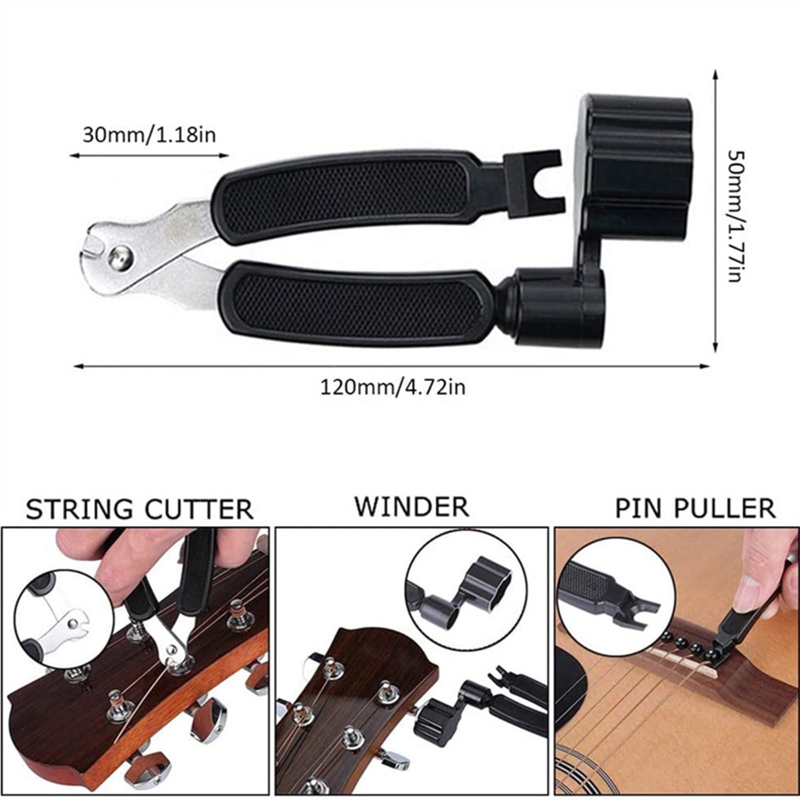 9 Sztuk Profesjonalne Narzędzia Ręczne String Winder Gitara Basowa Praktyczny Tuner Capo Przenośny Zestaw Akcesoriów Gitarowych Profesjonalny Narzędzia do Gitary