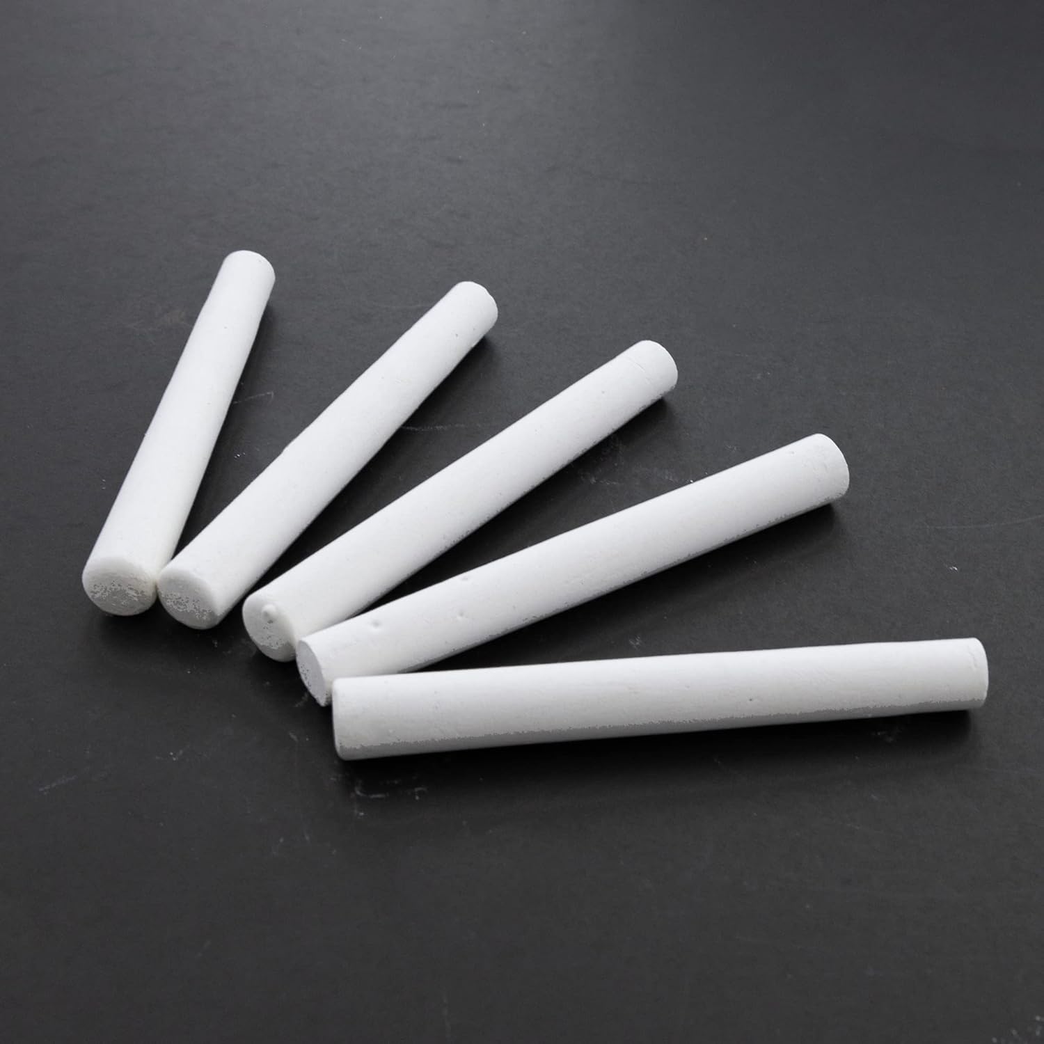 BAZIC Products Dustless White Chalk, Non-Toxic, 24 Count