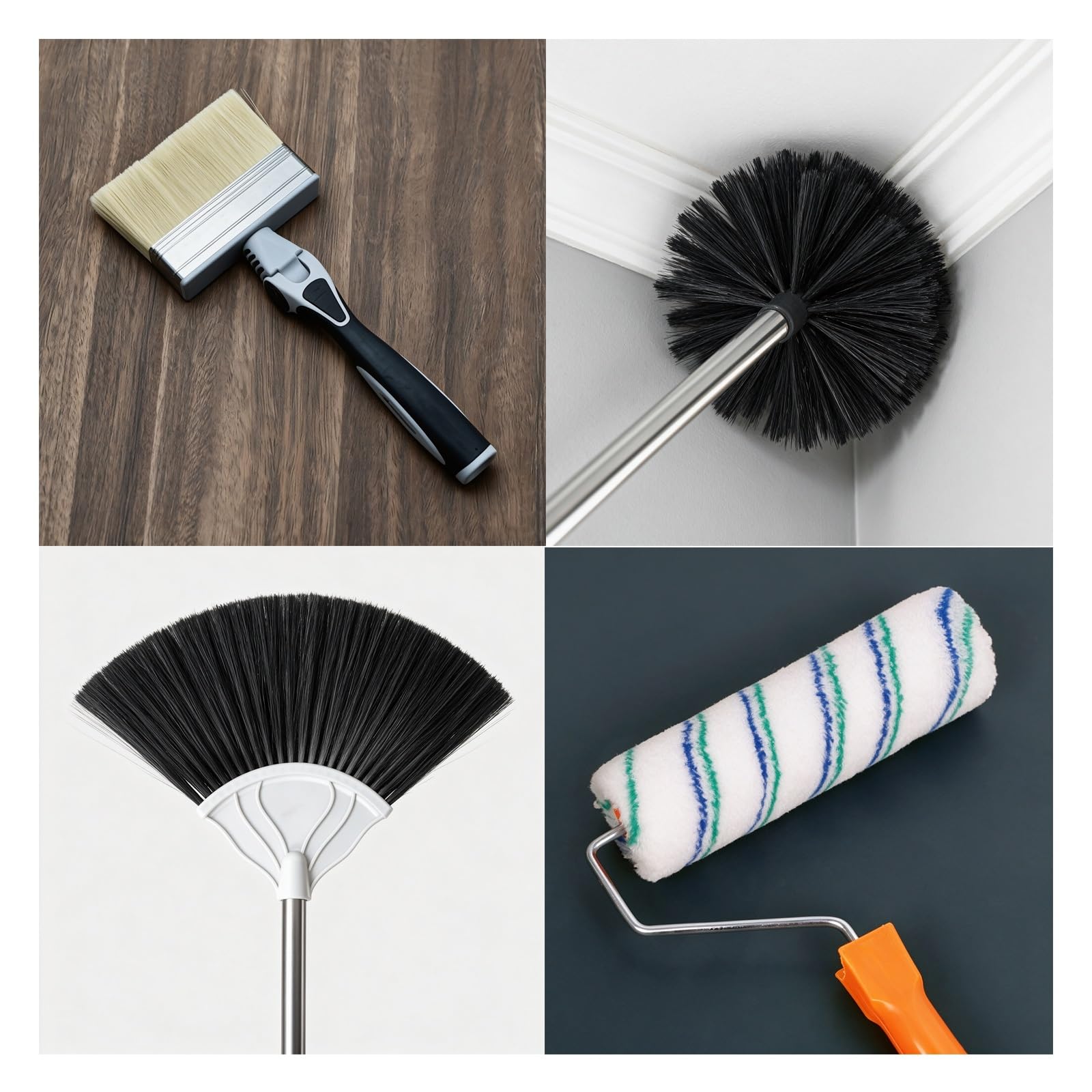 Barra Extensible, Palo Telescópico Aluminio Rodillo Pintura | Pincel de Ángulo Ajustable, para Pintar Paredes, Quitar Polvo de Techos y Limpieza en Reformas Domésticas(3m/9.8ft)