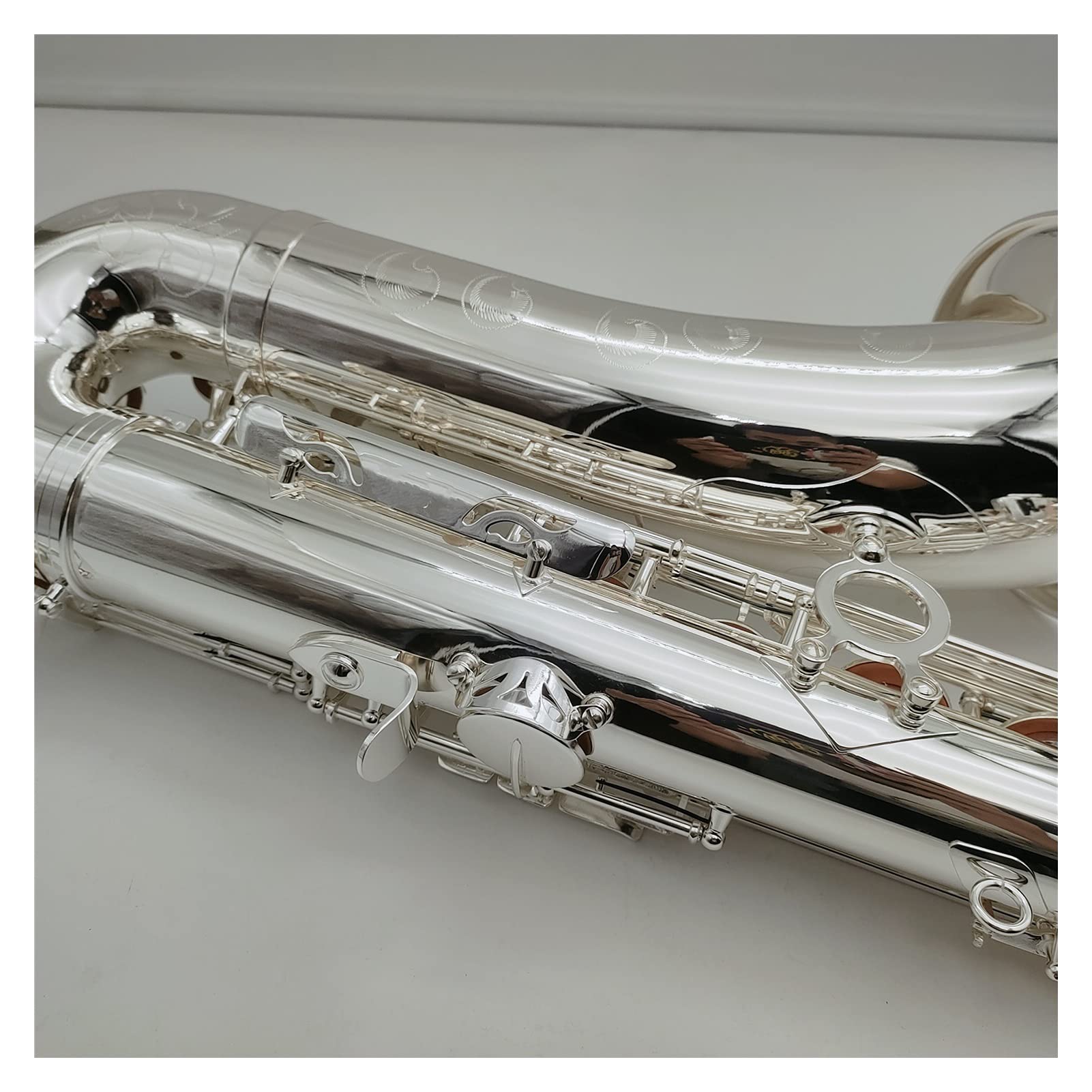 Sax Principianti Kit Strumento Musicale Professionale Placcato Tunor Saxophone BB Tunor Strumento Musicale Professionale con Cassaforte Strumento a fiato