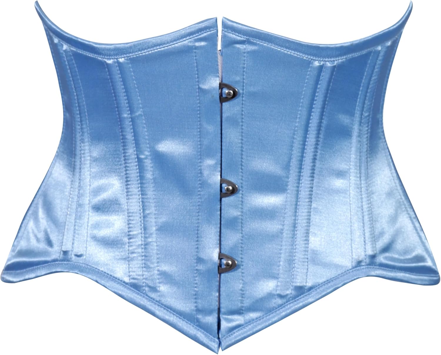 Daisy corsets womens Daisy Corsets Womens Lt Blue Satin Fairytale Mini Cincher Underbust Corset Waist Cincher Top & Plus Size