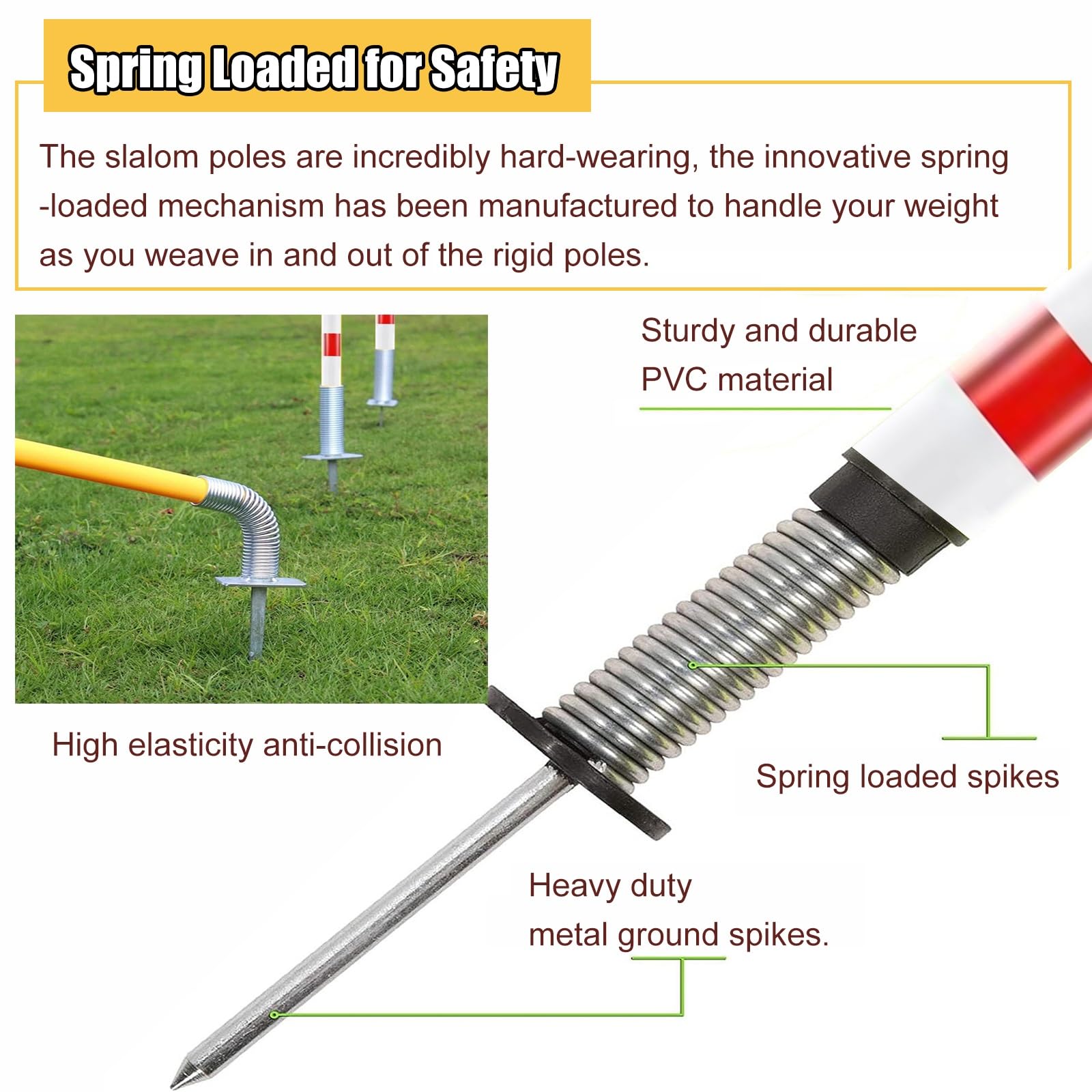 Amazon.co.jp: トレーニング・アジリティ・ポール 芝生用アジリティ