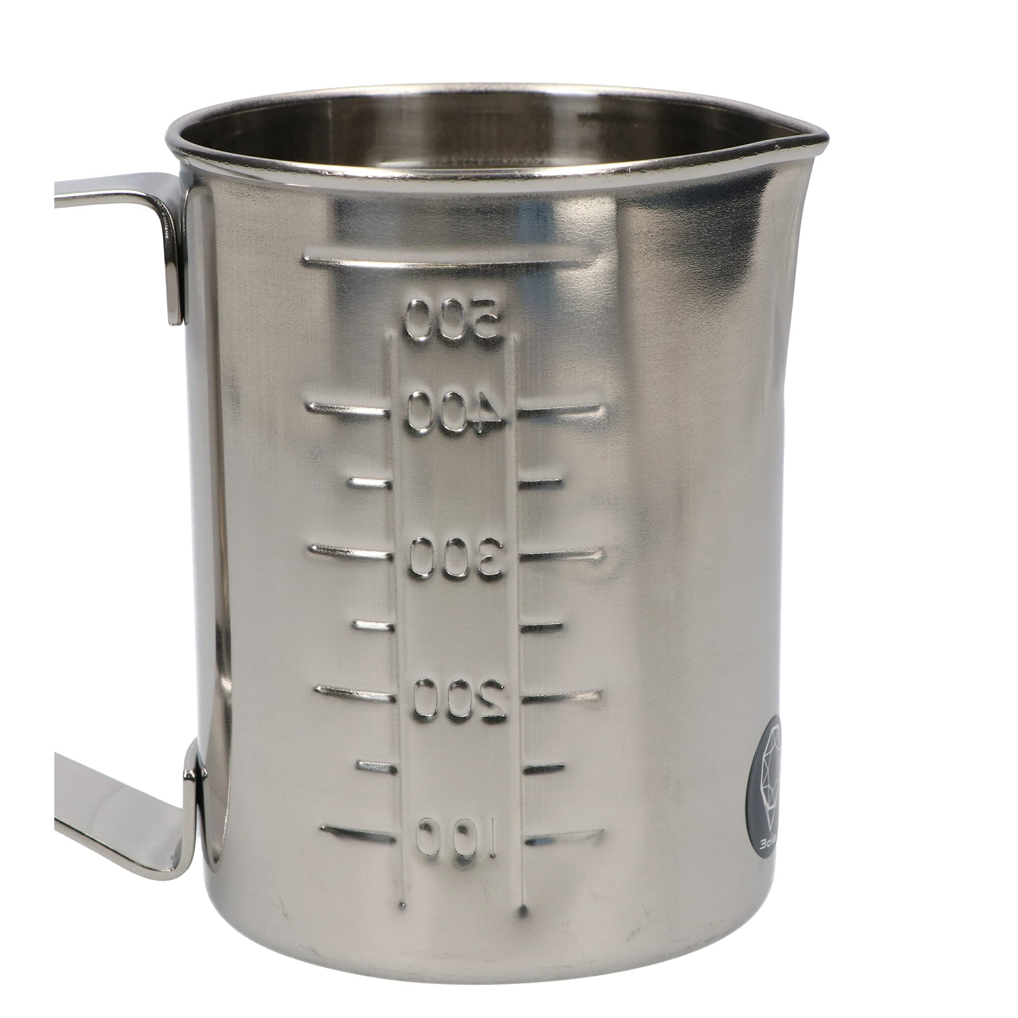 清水アキラ サンダイヤ ステンレス手付きビーカー 5L 目盛付