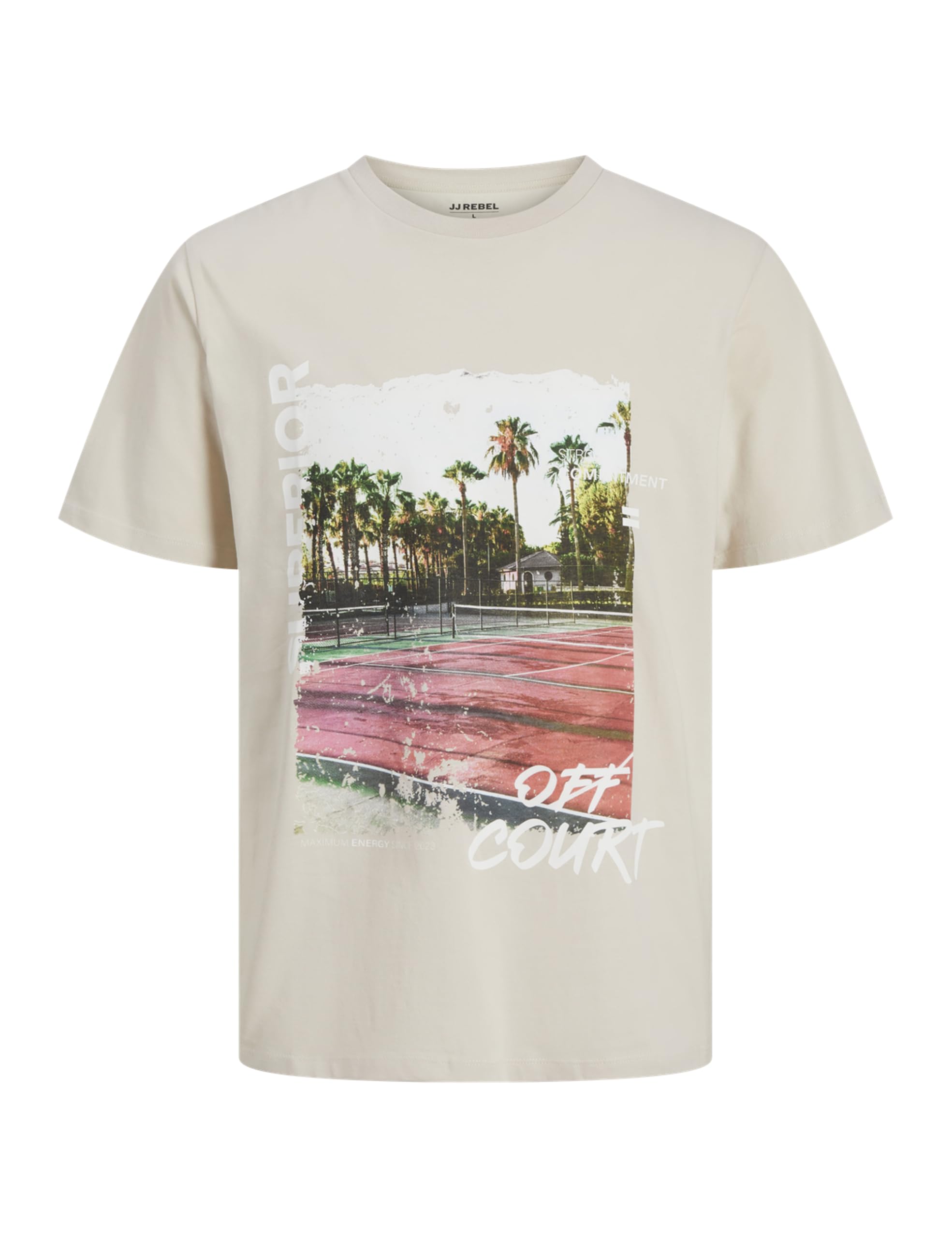 JJ REBEL Herren Jreblarry Tee Ss Crew Neck