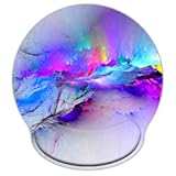 eyscar Mouse Pad Wrist Support Ergonomic Memory Foam - Lightweight Rest Nonslip Mousepad for Office&comma;Gaming&comma;Computer&comma; Laptop & Mac&comma;Pain Relief&comma;at Home Or Work &lpar;MPH-C1&rpar;