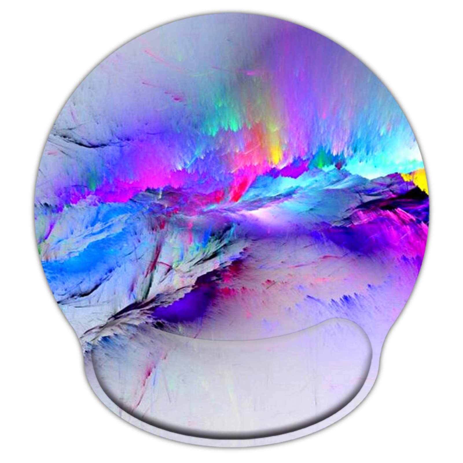 Mouse Pad Wrist Support Ergonomic Memory Foam - Lightweight Rest Nonslip Mousepad for Office,Gaming,Computer, Laptop & Mac,Pain Relief,at Home Or Work (MPH-C1)