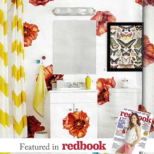 Miniatura 3 de Wild Poppies - Juego de calcomanías para pared, diseño de flores Chromantics