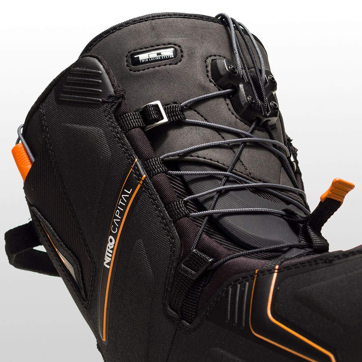Nitro Men's Capital TLS Boot´21 Snowboard Boat, Black/Orange, 315