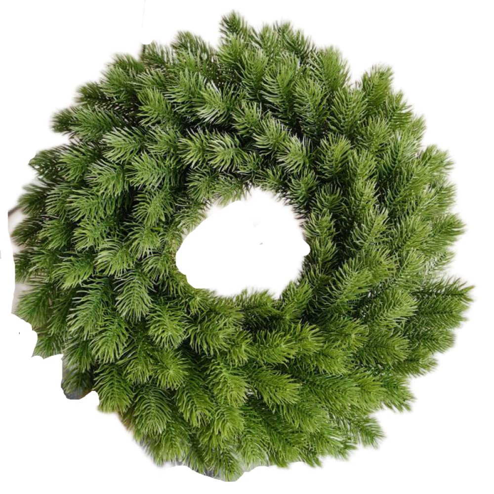 Guirnaldas de Navidad Ramas de agujas de pino artificiales, conos de pino, guirnalda de Navidad para la puerta de la ventana del hogar, decoración colgante, corona de Navidad Montaje de la puerta
