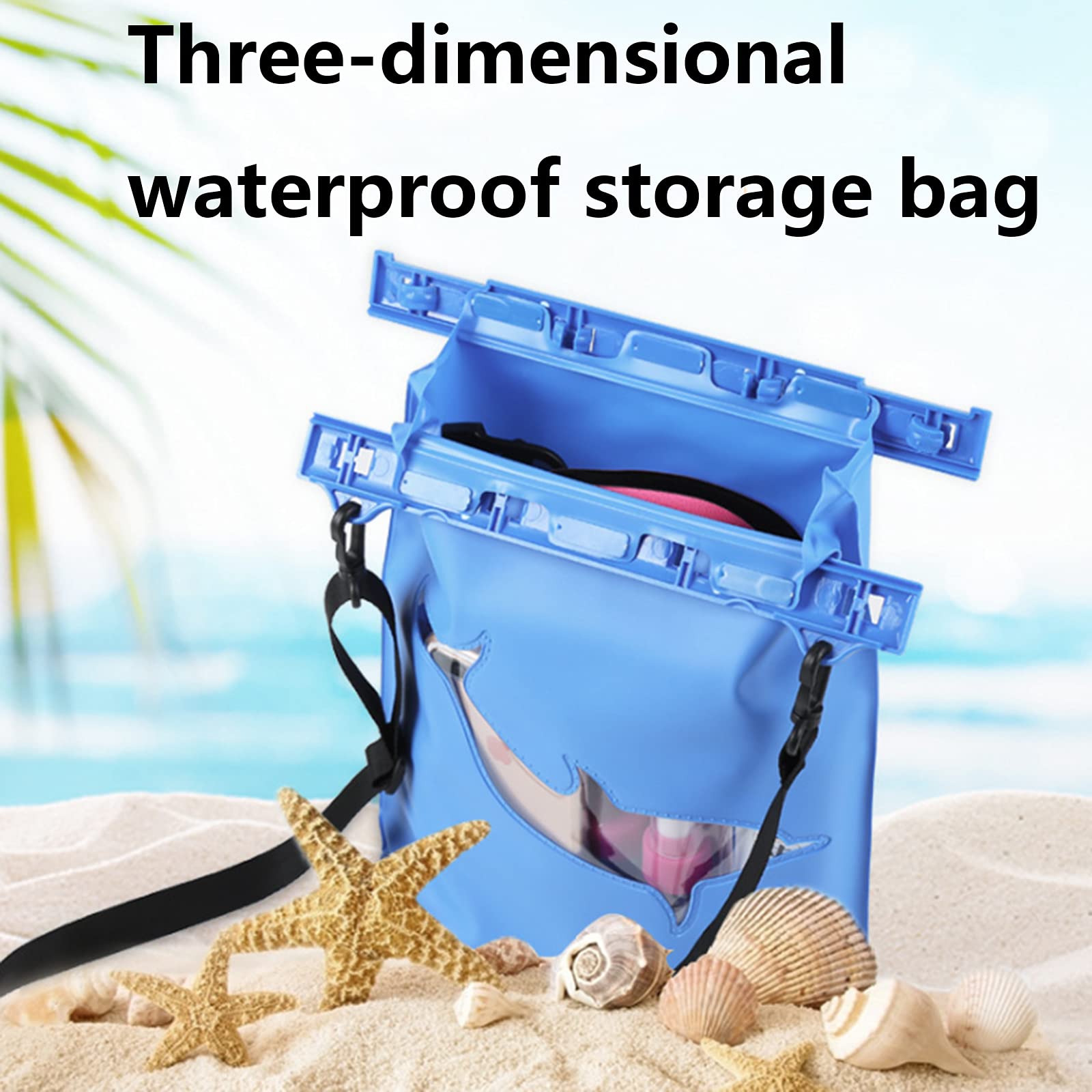 Riñonera Impermeable, Bolsas Estancas para Navegación, con Cinturón Ajustable, para la Playa Navegación Pesca Kayak Rafting Camping Etc 26 * 25 * 6CM