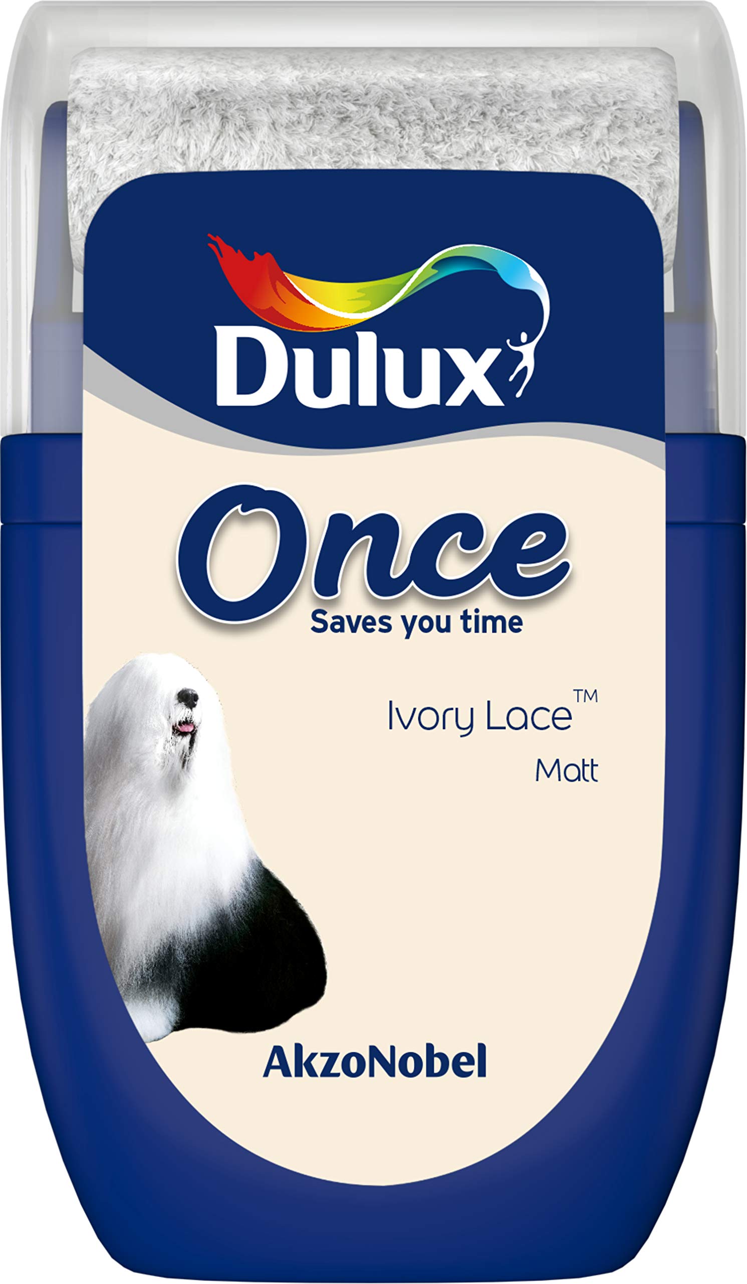Dulux Once Tester Paint - Ivory Lace - 30ML