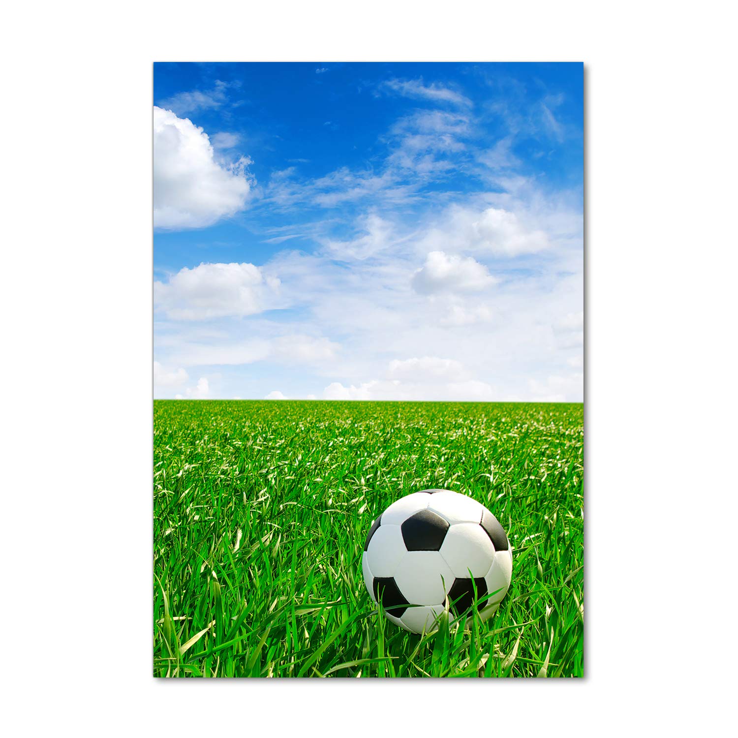 Déco Mural derrière Le Plastique Football Vert pour Chambre d'Ado Tulup 70x100