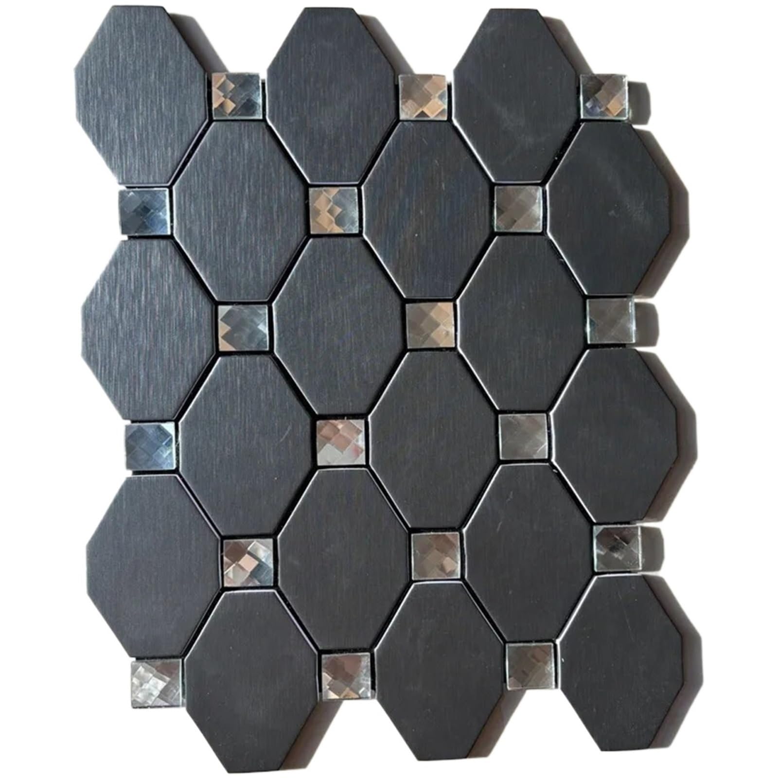 Metal splashback 1PC Self -Adhesive Wall Stickers Bathroom Kitchen Mosaic Peel and Stick Tile Backsplash TV Backdrop