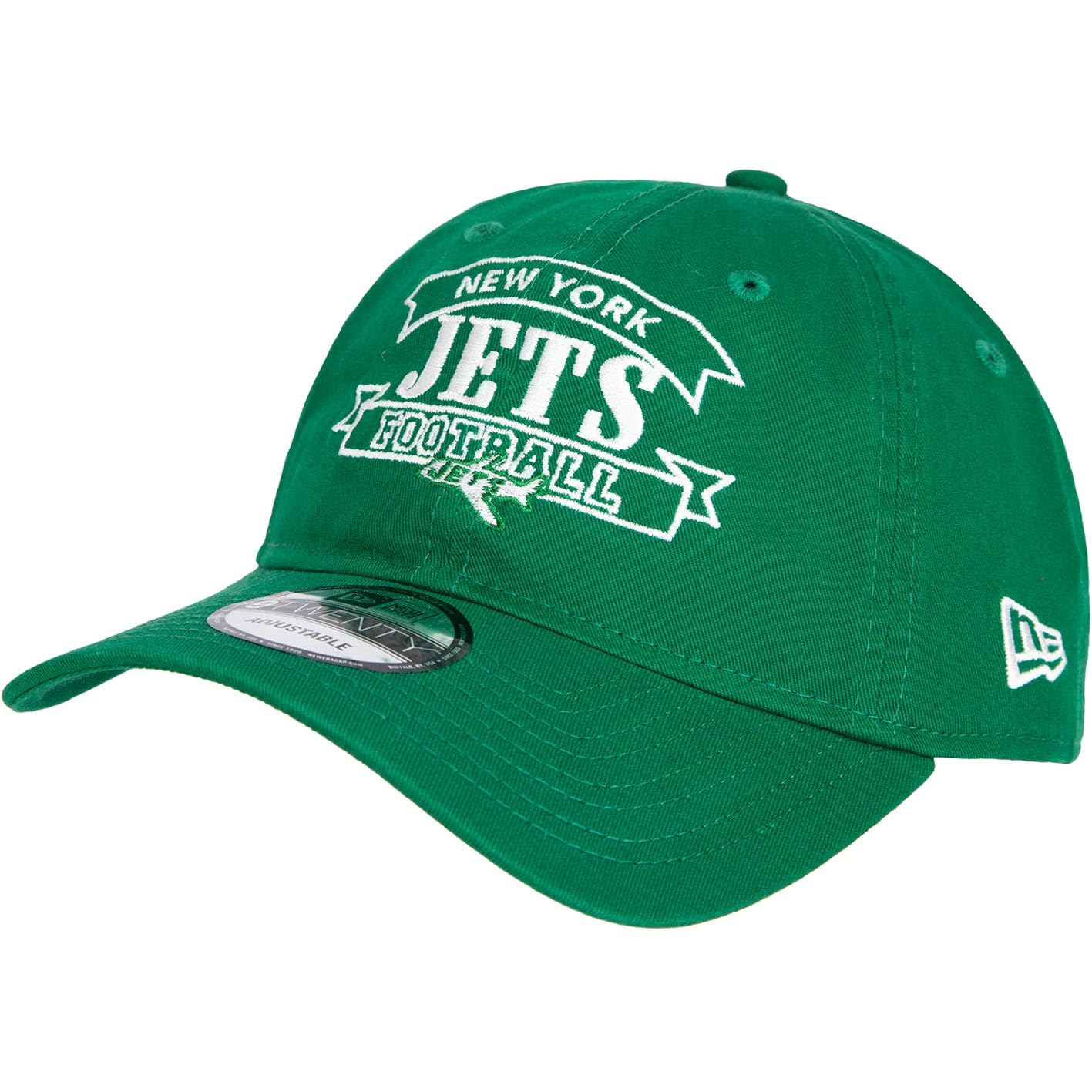 New Era NFL Team Retro 9twenty Cap (DE/NL/SE/PL, Alphanumeric, One Size, New York Jets), New York Jets, One Size