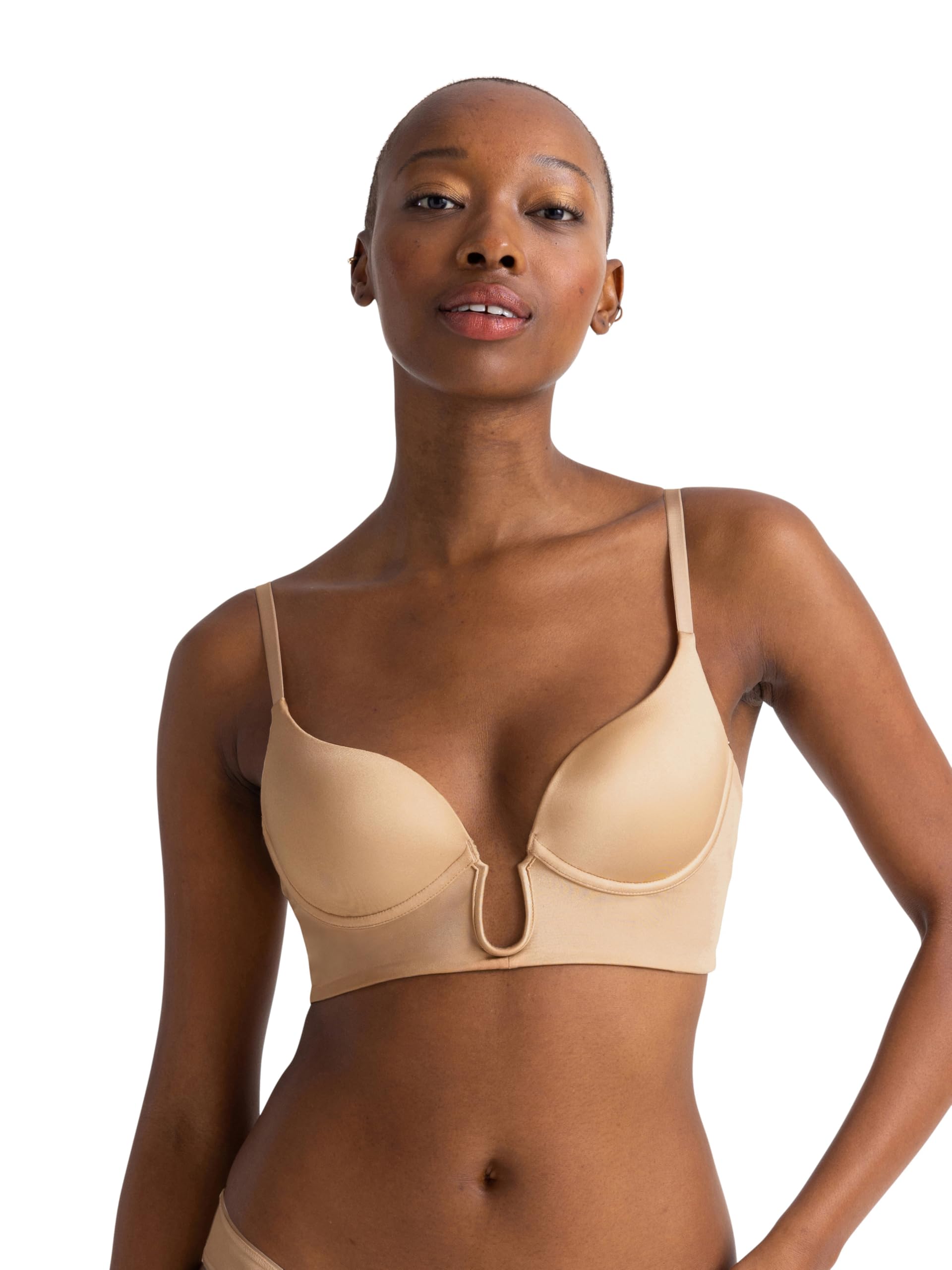 Dorina Women's Light Padded Demi Bra 36C Beige