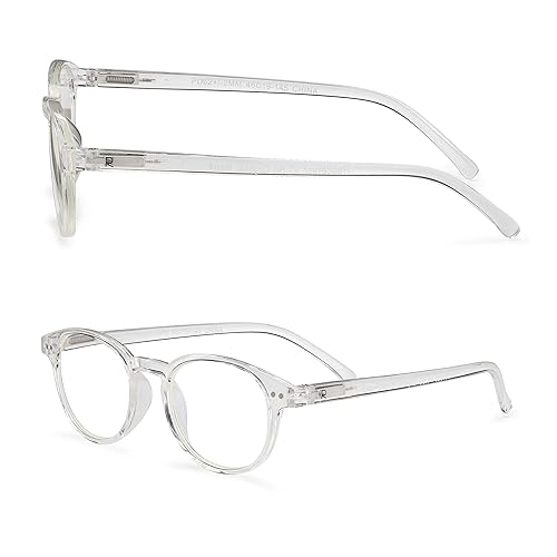 Miniatura 2 de Readerest Lentes de lectura con bloqueo de luz azul (transparente, aumento de 1.75), anteojos para computadora con lente reflectante fina,