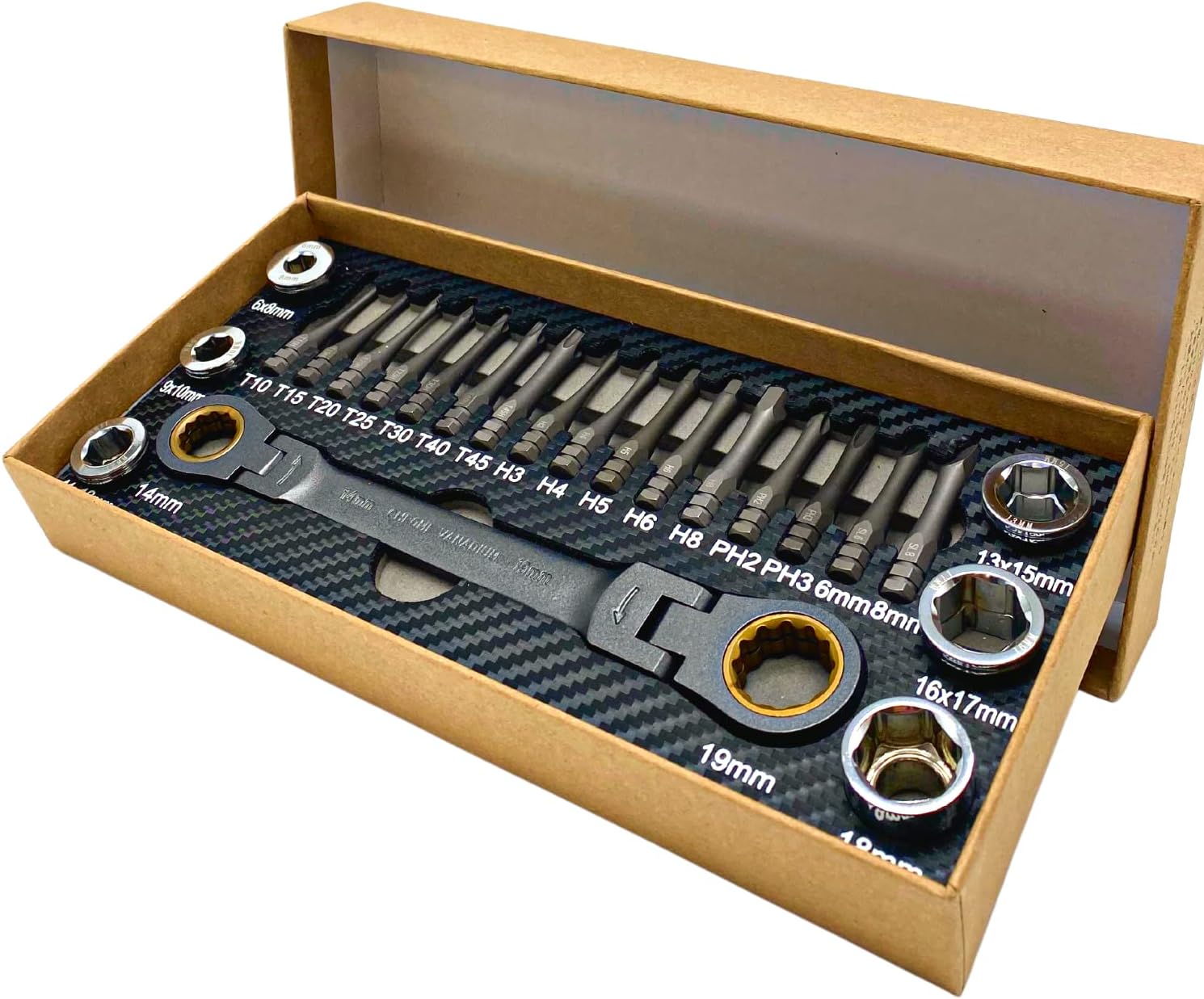 Set 27 Pezzi Chiave A Cricchetto E Cacciavite Magnetici - Con Custodia, Per Elettrodomestici E Fai Da Te - Foto 6