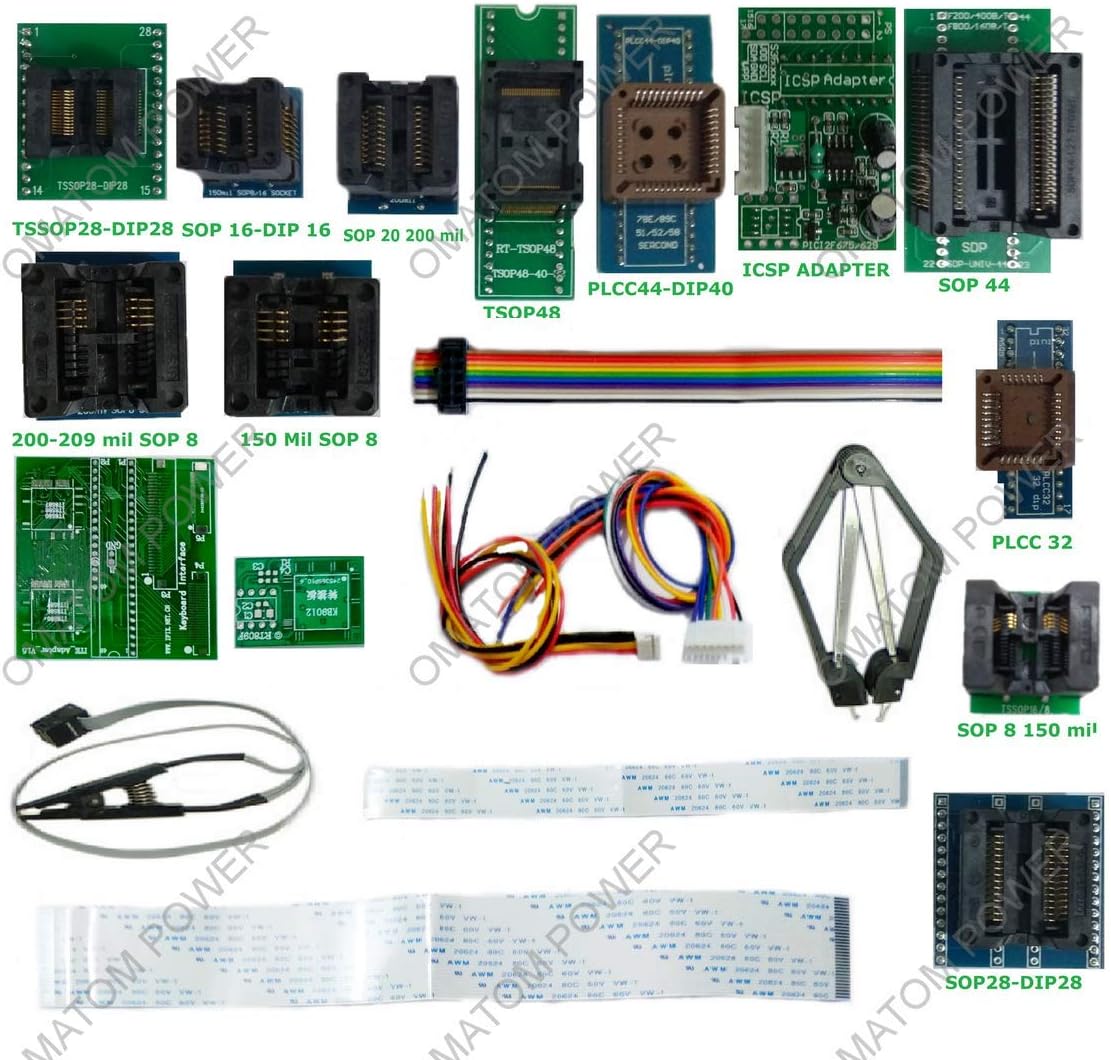 RT809H RT809F Programmer 21 Adapter Set